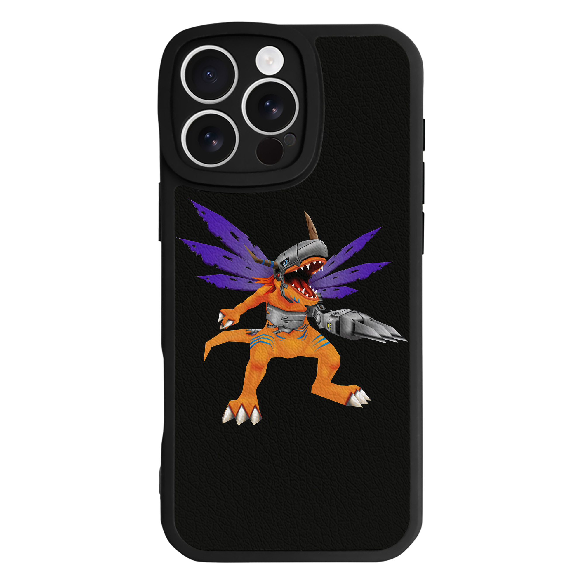 （画像用） Digimon デジタルモンスター/デジモン 【iPhone 16シリーズ対応】シリコンスマホケース（レザー調） 材質：シリコン